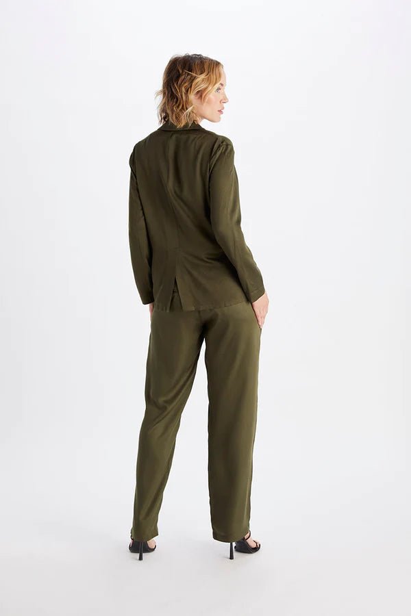 Karlie Jacket in Olive Night - Veneka-Sustainable-Ethical-Jackets-Neu Nomads Drop Ship