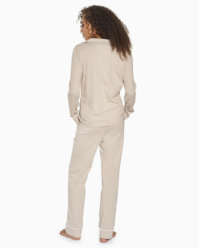 Kerry Sleep Shirt in Blue - Veneka-Sustainable-Ethical-Tops-YesAnd Drop Ship
