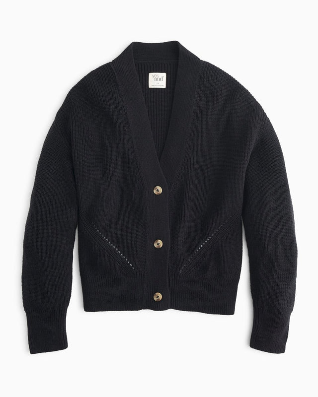 Lana Cardigan in White - Veneka-Sustainable-Ethical-Jackets-YesAnd Drop Ship