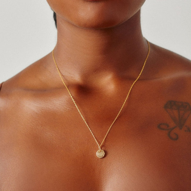 Lana Recycled 14K Gold Necklace - Veneka-Sustainable-Ethical-Jewelry-Nunchi Drop Ship
