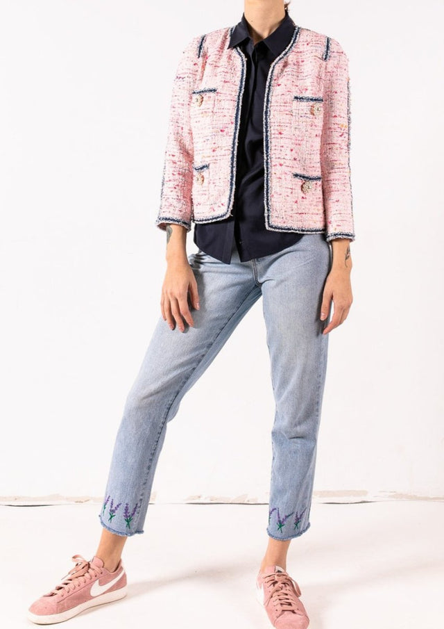 Lavender Ankle Jeans "Prism Collection" - Veneka-Sustainable-Ethical-Bottoms-Montie and Joie Drop Ship