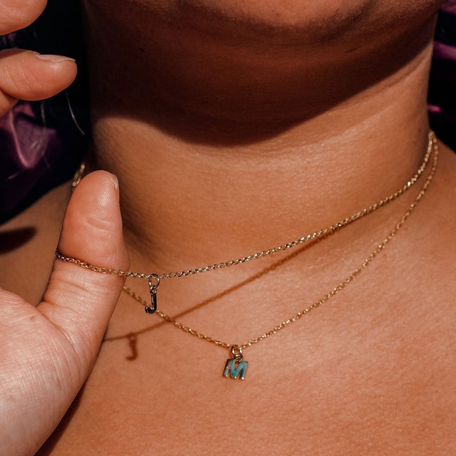 Lee Recycled 14K Gold Necklace - Veneka-Sustainable-Ethical-Jewelry-Nunchi Drop Ship