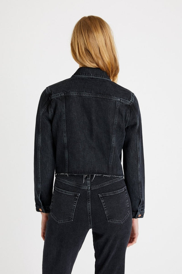 Lennox Jacket in Obsidian - Veneka-Sustainable-Ethical-Jackets-Etica Denim Drop Ship