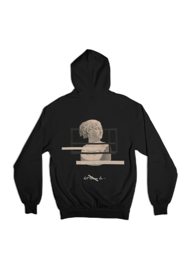 Let Them Be Unisex Hoodie in White - Veneka-Sustainable-Ethical-Tops-J&R Artisan Fashion Drop Ship