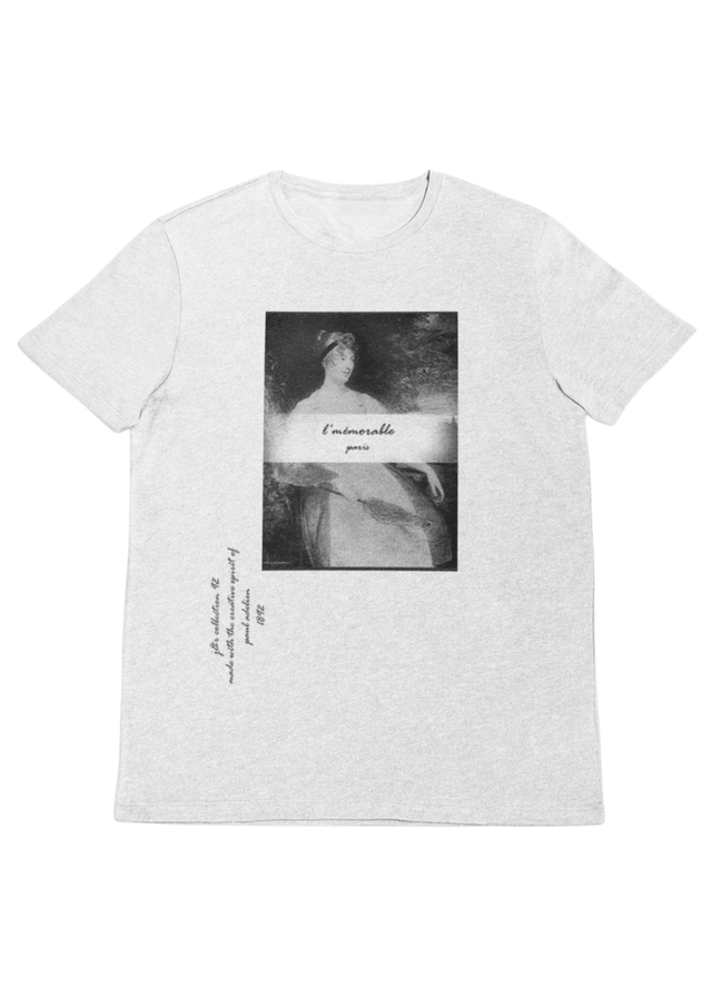 l'Mémorable Unisex Shirt in White - Veneka-Sustainable-Ethical-Tops-J&R Artisan Fashion Drop Ship