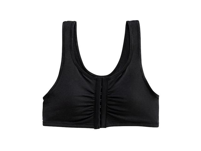 Maia Front Close Bra in Black - Veneka-Sustainable-Ethical-Tops-Everviolet Drop Ship