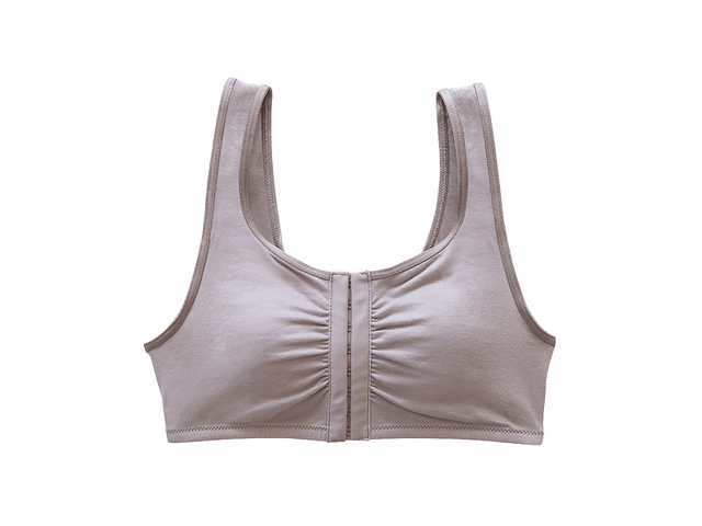 Maia Front Close Bra in Mauve - Veneka-Sustainable-Ethical-Tops-Everviolet Drop Ship