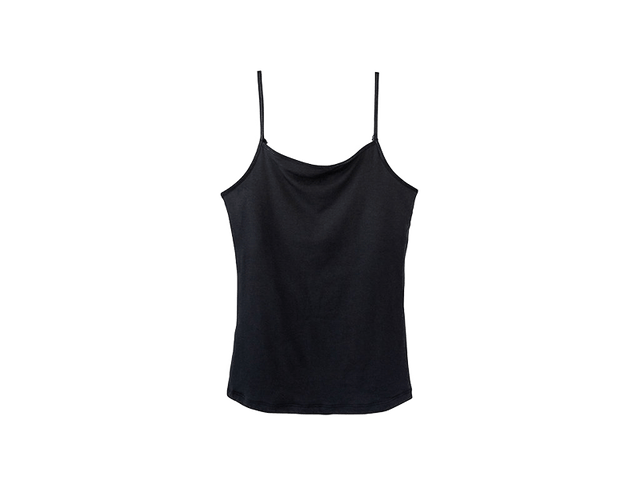 Maia Sustainable Jersey Camisole in Black - Veneka-Sustainable-Ethical-Tops-Everviolet Drop Ship
