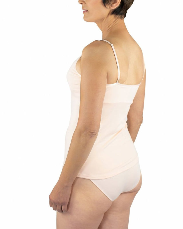 Maia Sustainable Jersey Camisole in Blush - Veneka-Sustainable-Ethical-Tops-Everviolet Drop Ship
