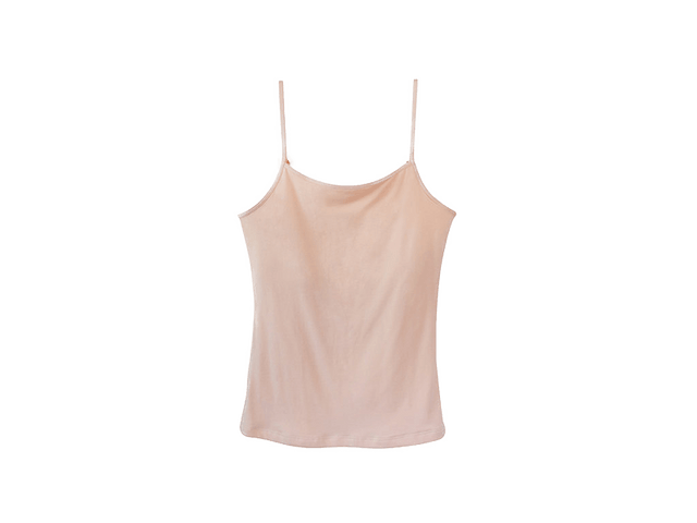Maia Sustainable Jersey Camisole in Blush - Veneka-Sustainable-Ethical-Tops-Everviolet Drop Ship
