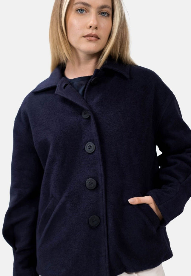 Malmö MMX Cocoon Jacket in Blackbird - Veneka-Sustainable-Ethical-Jackets-1 People Drop Ship