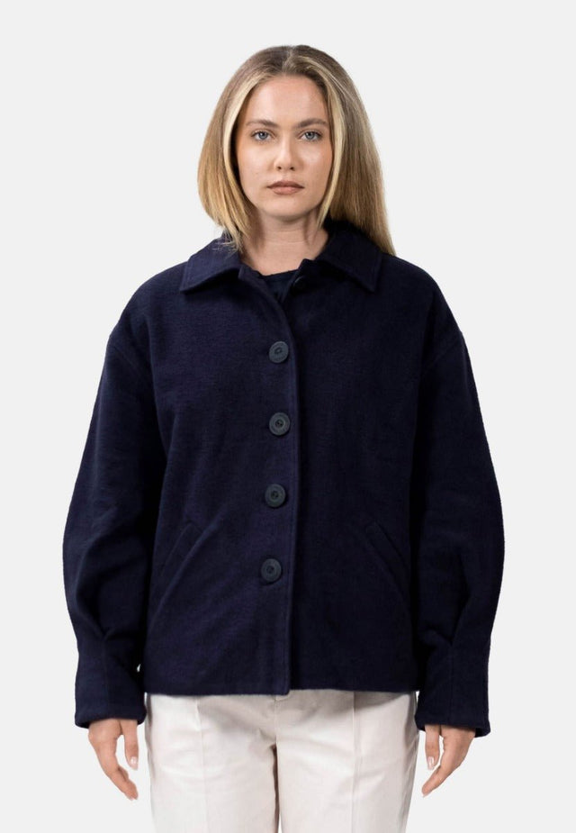 Malmö MMX Cocoon Jacket in Blackbird - Veneka-Sustainable-Ethical-Jackets-1 People Drop Ship