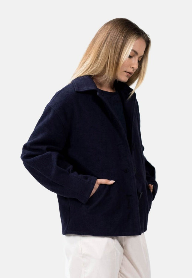 Malmö MMX Cocoon Jacket in Blackbird - Veneka-Sustainable-Ethical-Jackets-1 People Drop Ship