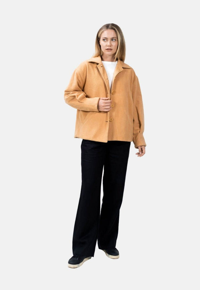 Malmö MMX Cocoon Jacket in Doe - Veneka-Sustainable-Ethical-Jackets-1 People Drop Ship