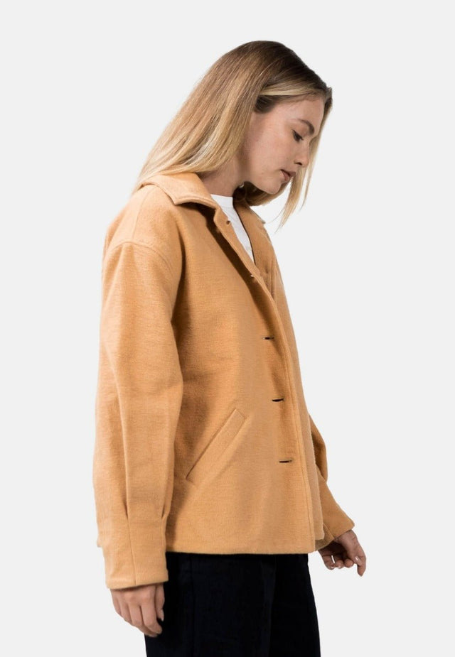 Malmö MMX Cocoon Jacket in Doe - Veneka-Sustainable-Ethical-Jackets-1 People Drop Ship