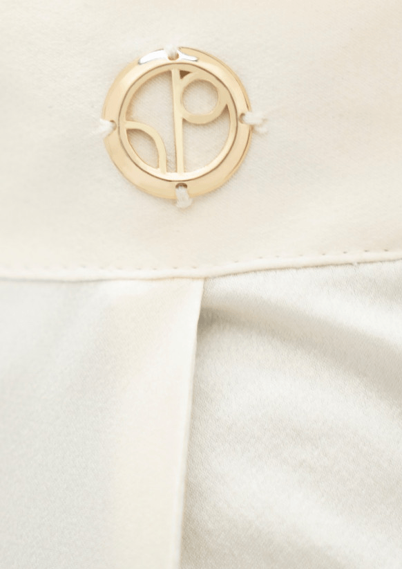 Manila MNL Tailored Shorts in Pearl - Veneka-Sustainable-Ethical-Bottoms-1 People Drop Ship