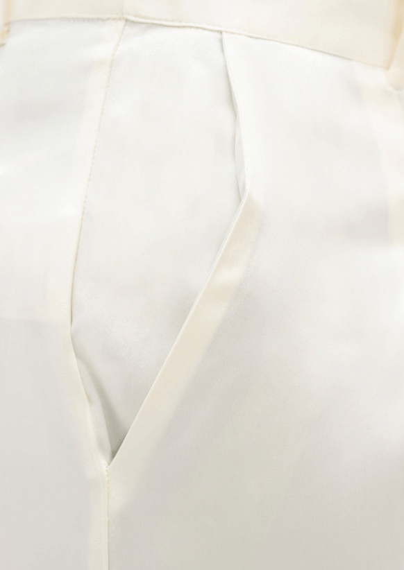Manila MNL Tailored Shorts in Pearl - Veneka-Sustainable-Ethical-Bottoms-1 People Drop Ship