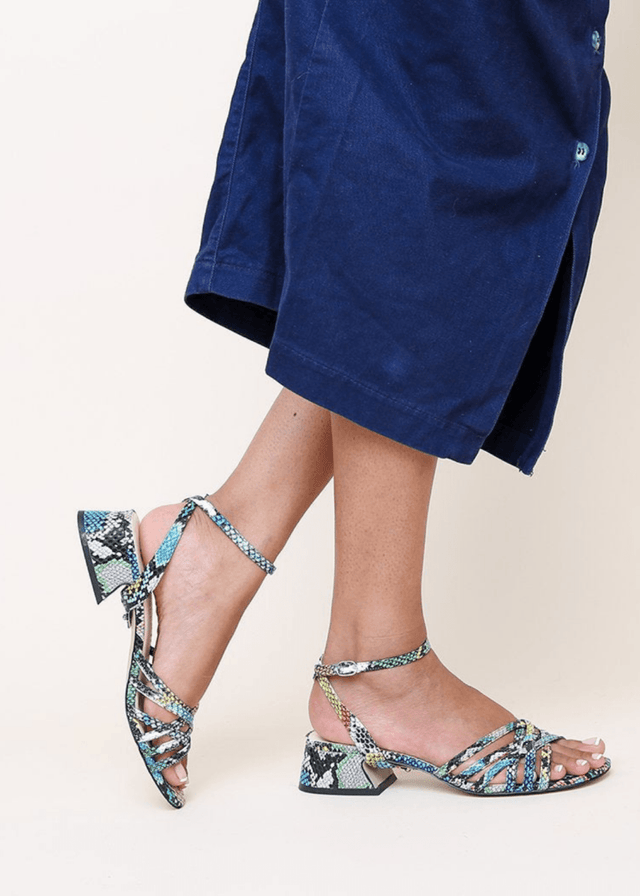 Marilyn Strap in Acid Snake - Veneka-Sustainable-Ethical-Other-Alterre Drop Ship