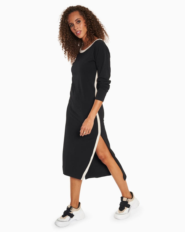 Marina Midi Dress in Mocha Bisque - Veneka-Sustainable-Ethical-Dresses-YesAnd Drop Ship