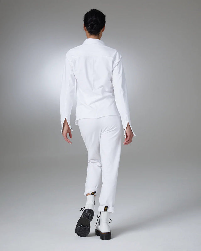 Maryn Pant in Pearl - Veneka-Sustainable-Ethical-Bottoms-YesAnd Drop Ship