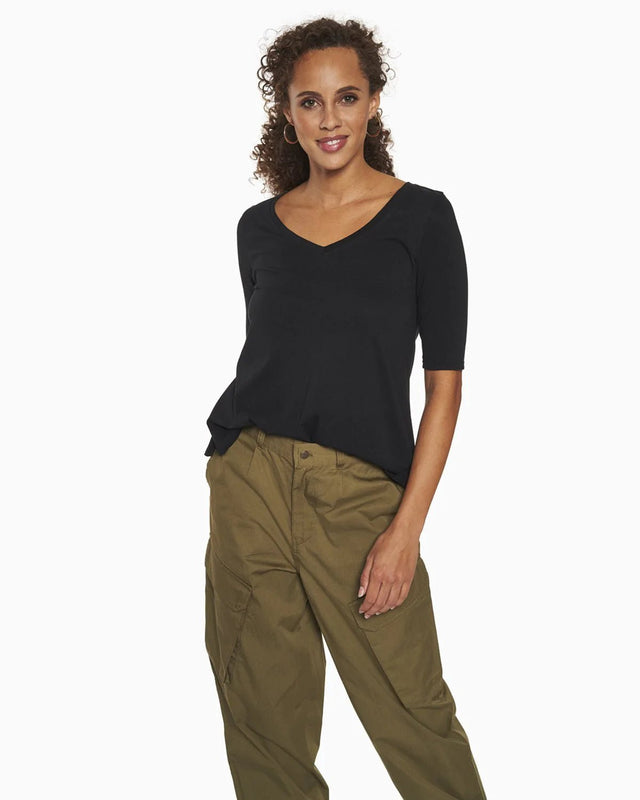 Meghan Utility Jogger in Olive - Veneka-Sustainable-Ethical-Bottoms-YesAnd Drop Ship