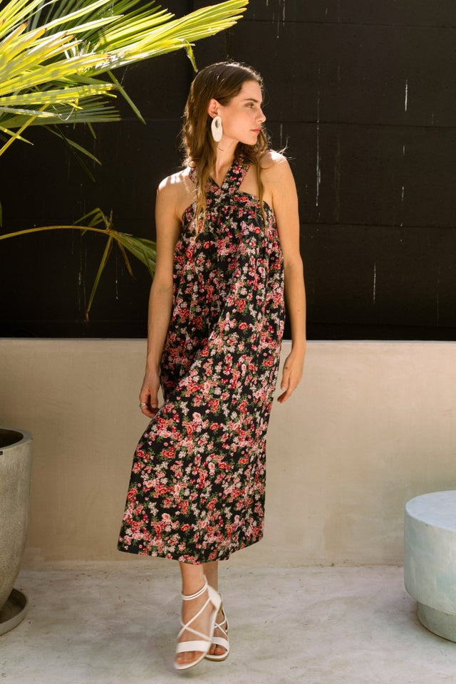 Midnight Love Halter - Veneka-Sustainable-Ethical--Em & Shi Drop Ship