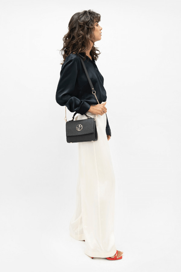 Mini London Cross Body in Black - Veneka-Sustainable-Ethical-Other-1 People Drop Ship
