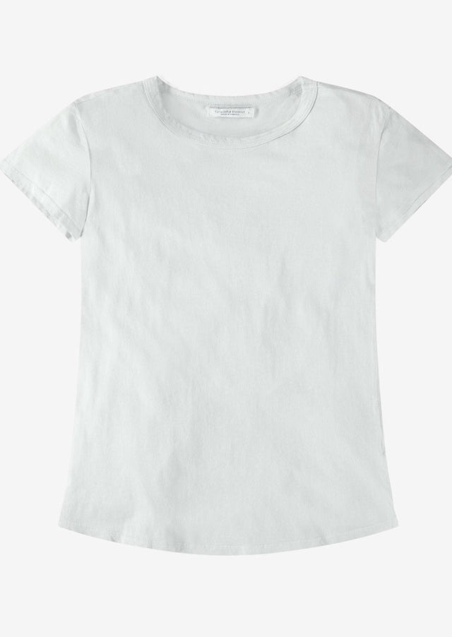 Monroe Crew Neck Tee in Ice Gray - Veneka-Sustainable-Ethical-Tops-Graceful District Drop Ship