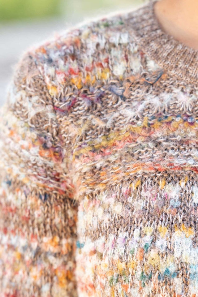 Moray Hand Dyed Pullover in Autumn Hues - Veneka-Sustainable-Ethical-Tops-Indigenous Drop Ship