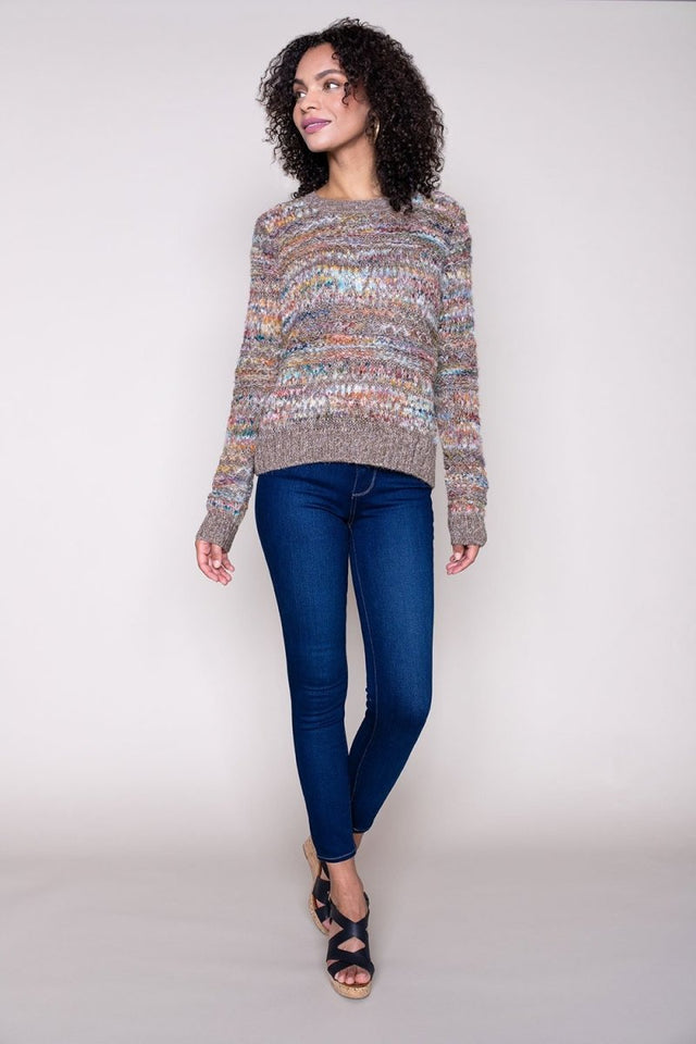 Moray Hand Dyed Pullover in Autumn Hues - Veneka-Sustainable-Ethical-Tops-Indigenous Drop Ship