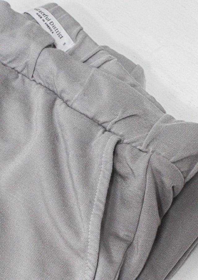 Naomi Sweatpant in Ice Gray - Veneka-Sustainable-Ethical-Bottoms-Graceful District Drop Ship