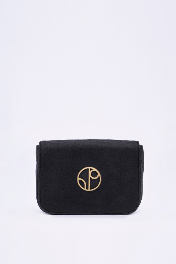 New York JFK Piñatex® Belt Bag in Truffle - Veneka-Sustainable-Ethical-Bag-1 People Drop Ship
