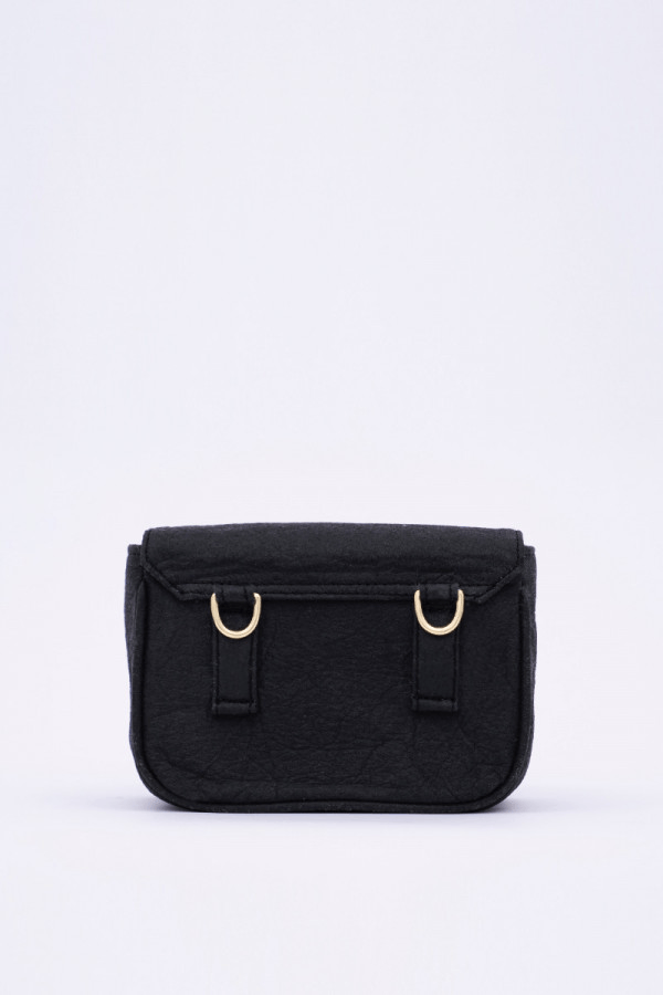 New York JFK Piñatex® Belt Bag in Truffle - Veneka-Sustainable-Ethical-Bag-1 People Drop Ship