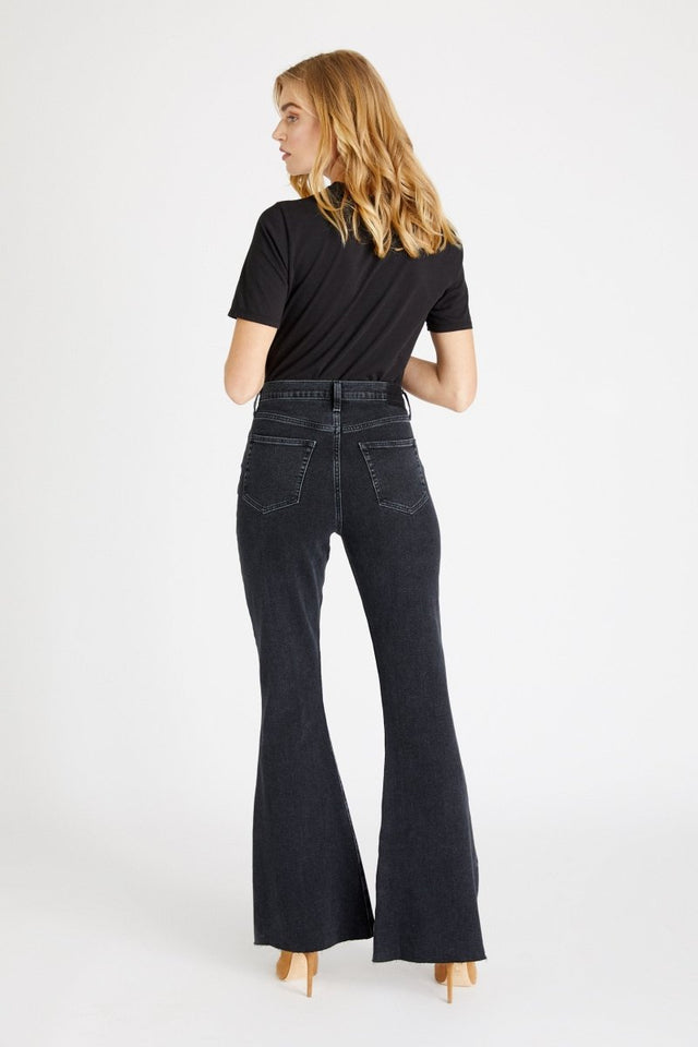 Nina in Black Stone - Veneka-Sustainable-Ethical-Tops-Etica Denim Drop Ship