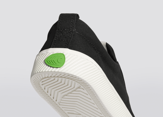 OCA Low Black Canvas Sneaker Women - Veneka-Sustainable-Ethical-Footwear-Cariuma Drop Ship