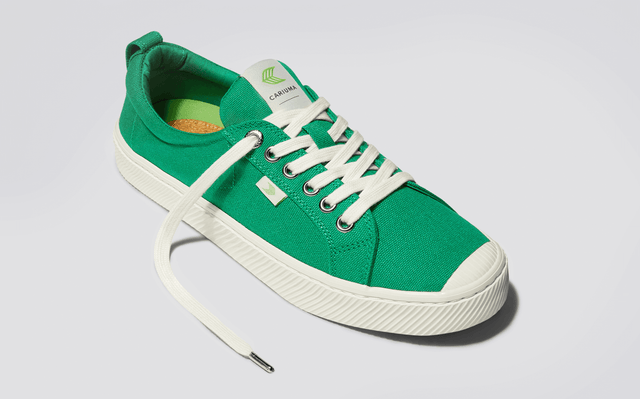 OCA Low Canvas Sneaker in Green