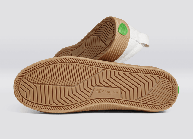 OCA Low Gum Off-White Canvas Sneaker Women - Veneka-Sustainable-Ethical-Footwear-Cariuma Drop Ship
