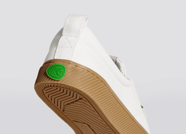 OCA Low Gum Off-White Canvas Sneaker Women - Veneka-Sustainable-Ethical-Footwear-Cariuma Drop Ship