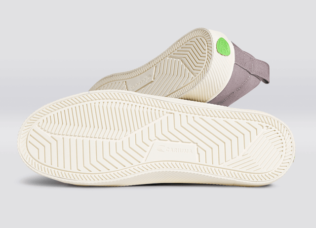 OCA Low Mystic Grey Canvas Sneaker Women - Veneka-Sustainable-Ethical-Footwear-Cariuma Drop Ship