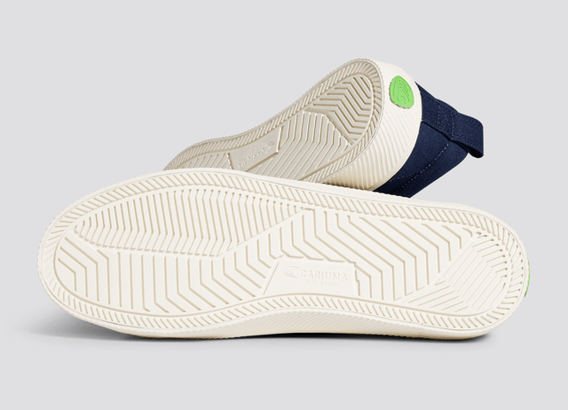OCA Low Navy Canvas Sneaker Women - Veneka-Sustainable-Ethical-Footwear-Cariuma Drop Ship