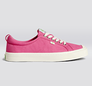 OCA Low Pink Lemonade Canvas Sneaker Women - Veneka-Sustainable-Ethical-Footwear-Cariuma Drop Ship