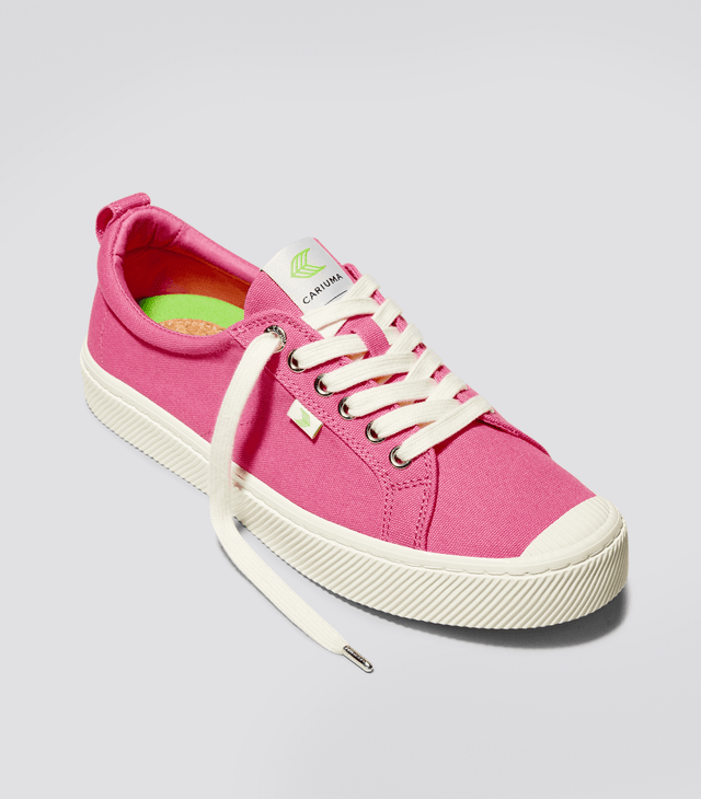 OCA Low Pink Lemonade Canvas Sneaker Women - Veneka-Sustainable-Ethical-Footwear-Cariuma Drop Ship