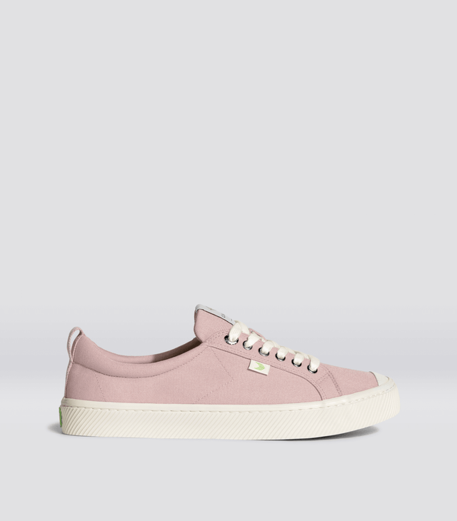 OCA Low Rose Canvas Sneaker Women - Veneka-Sustainable-Ethical-Footwear-Cariuma Drop Ship