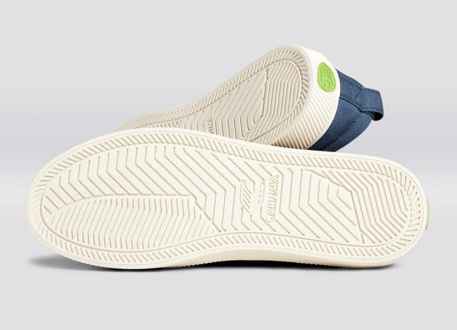 OCA Low Shadow Blue Canvas Sneaker Women - Veneka-Sustainable-Ethical-Footwear-Cariuma Drop Ship