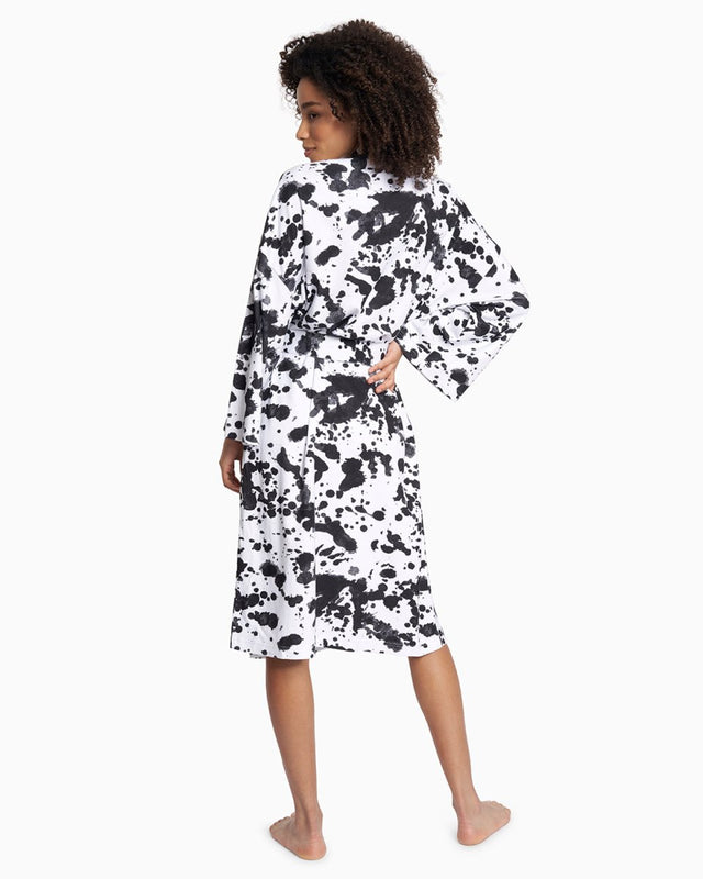 Olivia Robe in Black - Veneka-Sustainable-Ethical-Home-YesAnd Drop Ship