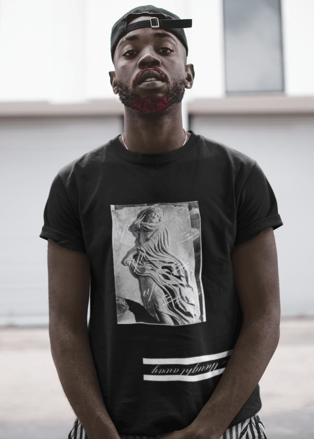 One Thought Away Unisex Shirt in Black - Veneka-Sustainable-Ethical-Tops-J&R Artisan Fashion Drop Ship