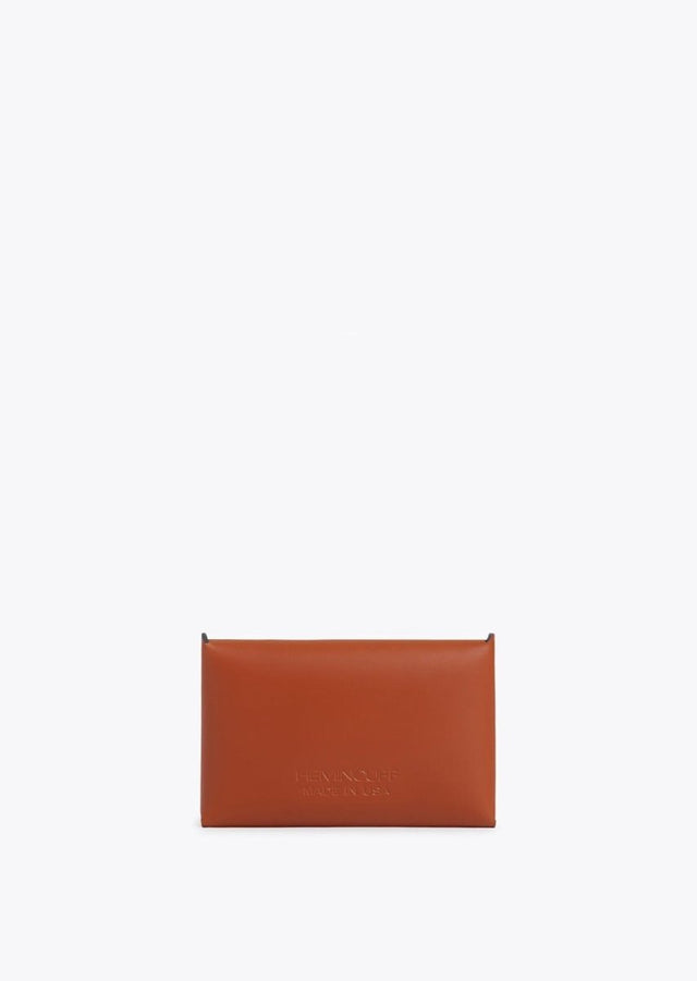 Origami Card Case in Cognac - Veneka-Sustainable-Ethical-Bag-HEMINCUFF Drop Ship