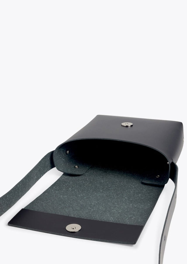 Origami Crossbody in Black - Veneka-Sustainable-Ethical-Bag-HEMINCUFF Drop Ship