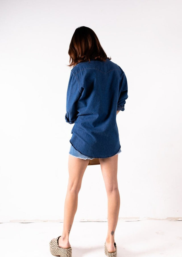 Origami Jean Shirt "Prism Collection" - Veneka-Sustainable-Ethical-Tops-Montie and Joie Drop Ship