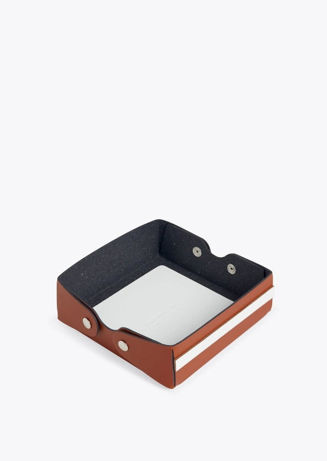 Origami Tray in Cognac - Veneka-Sustainable-Ethical-Bag-HEMINCUFF Drop Ship